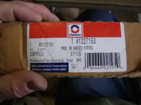 1227153 Acdelco Genuine Gm Reman Ecu