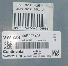 06e907425 Audi 2017-19 Q7 3.0l Ecm Engine Computer Module Ecu Pcm Simos 16.21 #2