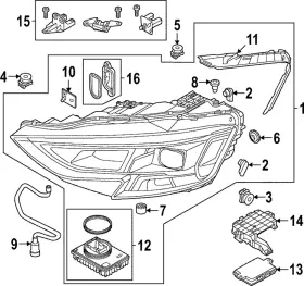 4ke-907-399-h Audi Genuine Control Module