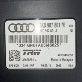 8k0907801m Audi 2014 A4 Quattro Premium Parking Brake Control Module Oem U3 #2