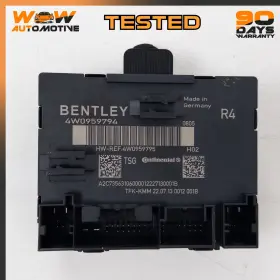 4w0959794 Bentley 14-19 Flying Spur Rear Right Passenger Side Door Control Module Unit Oem