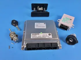 12147832785 Bmw 00-03 E39 M5 S62 Engine Ecu Dme Msss52 Immobilizer Ews3 Ignition Lock Key
