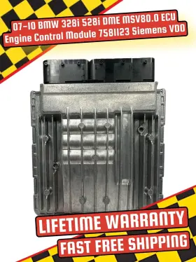 5wk90194 Bmw 07-10 328i 528i Dme Msv80.0 Ecu Engine Control Module 7581123 Siemens Vdo