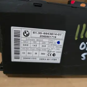 61-35-6-943-814 Bmw 2006 - 2010 530xi 530i Car Access System Control Module Cas 61356943814 Oem #3