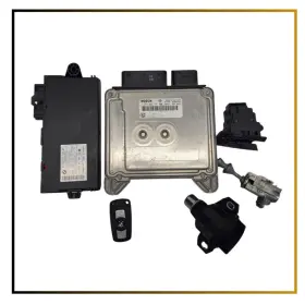 61359147185 Bmw E90 E92 Cas3 Immobilizer Kit Cas Module Key Fob Steering Ecu Oem