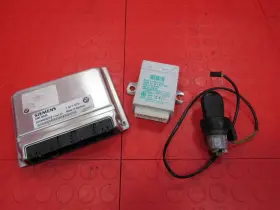 7512284 Bmw 01 Z3 At Dme Ecu Ecm Pcm Ews Engine Computer Key Set 1592