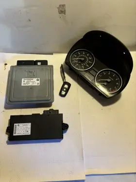 7581126 Bmw 2008 328xi N52 3.0 Engine Computer Key Ecu Dme Cas Msv80 E90 Gauge Cluster