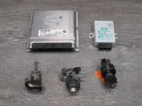7833284 Bmw 2001-2002 E46 M3 S54 Engine Ecu Dme Ews Immo Ignition Trunk Door Lock Set