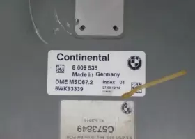 5wk93339 Bmw 8 609 535 2011-2012 740i Engine Computer Module Ecu Ecm Pcm Dme #2