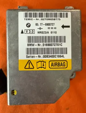 31690072701c Bmw G2t0k19ant6 5 7 X5 Series E38 E39 E53 Srs Control Unit Sensor Ecu 6900727
