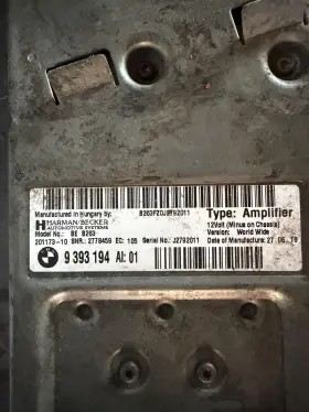9393194ai Bmw Mini Oem M4 Competition F82 13-20 Harmon Kardon Audio Amplifier 9393194 Ai 201173