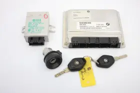 12147551616 Bmw - Siemens E39 530i M54 Ms43 Oem Dme Ecu Ews Module Keys And Ignition Tumbler