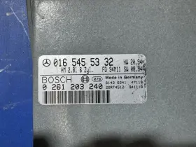 0165455332 Bosch 1995 Mercedes C-class C280 Ecu Ecm Computer 016 545 53 32 #2