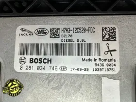 H7a3-12c520-fdc Bosch T4a26935 2017-2019 Jaguar Xe Xf F-pace Lr Velar 2.0l Diesel Engine Control Module Ecu Ecm #2