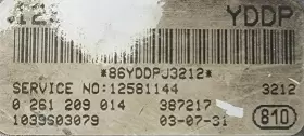 12581144 Buick 2008 Lacrosse 3.6l Engine Computer Yddp Control Module Ecu Unit #2