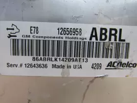 12656958 Buick 2012 2013 2014 2015 Encore 1.4l Engine Control Module Ecu Ecm Oem #3