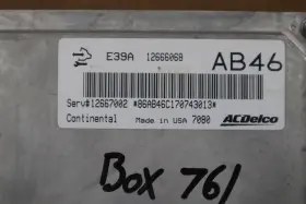 378205pa983 Cadillac 12666068 17 18 19 Xts Engine Computer Control Module Ecm Ecu Oem #3