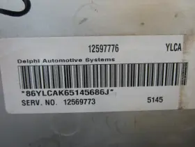 12597776 Chevrolet 04 05 06 Chevy Colorado Canyon Engine Control Module Computer Ecm #3