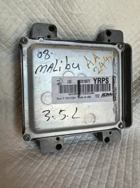12619077 Chevrolet 2008 Chevy Malibu Engine Computer Ecm Ecu Oem Aa 244/2