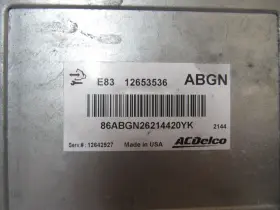 12653536 Chevrolet 11 12 Sonic Engine Control Module Computer Ecm Ecu Oem #3