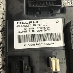 25879086 Chevrolet 2005-2013 Corvette Body Computer Control Module Unit Bcm Oem #3