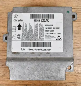 56054-922ac Chrysler Dodge 56054 922ac Srs Safety Restraint System Control Unit Module