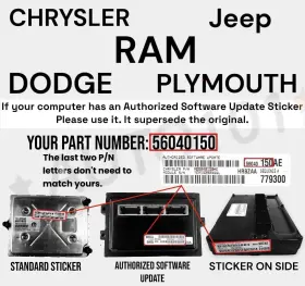 68232422af Chrysler Vin Programmed 2015 Ram 1500 5.7l At Engine Computer 68232422 Plug&play #2