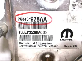 P68434928aa Chrysler 20-21 Pacifica/voyager / Engine Computer.ecu #2