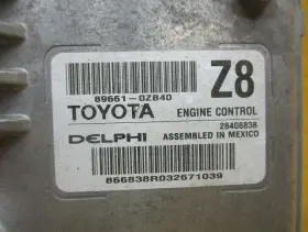 89661-0zb45 Delphi 14 15 2014 2015 Toyota Corolla Engine Computer Control Module Ecm Ecu Pcm #2