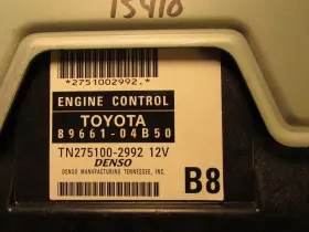 89661-04b50 Denso 8966104b50 06 Toyota Tacoma 4cyl 4x2 Mt Ecm Ecu Computer #3