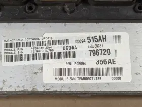 05094515ah Dodge 05094515ag 2007 Ram 5.7l Hemi Truck Ecm Ecu Computer Module Pcm #2