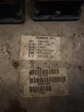 P3971105 Dodge 3971105 2004 Ram Cummins Ecm M/t Engine Computer Cm848c #2