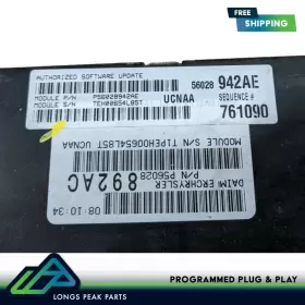 56028942ae Dodge 2005 Ram 1500 4.7l Vin Programmed Ecu Engine Control Module #2
