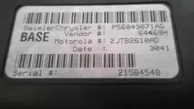 56049071ag Dodge 2001 2002 2003 Dakota Ctm Central Timing Module Unit Ctu