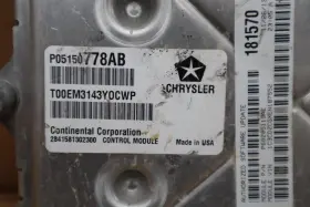 P05150778ab Dodge 2014 Avenger 3.6l Engine Control Computer Module Ecm Ecu Oem #3