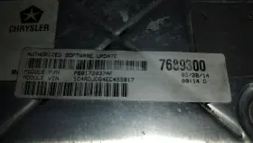 P68172037af Dodge 2014 Durango 3.6l Ecm/ecu Computer Module #2