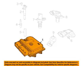 5150956ac Fiat Oem 15-17 500 Electrical Ignition System-ecm