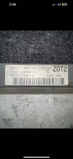 1l5a-12a650-ec Ford 2001 Ranger 3.0 At Ecu Ecm Engine Control Module Oem