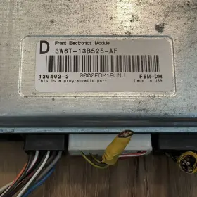 3w6t13b525af Ford 2002-2005 Thunderbird Convertible Front Light Lamp Computer Control Module #2