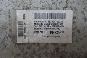 4l3a-12a650-un Ford 2004 F150 4.6l Engine Computer Control Module Ecm Ecu 4l3a12a650un Oem #3