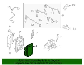 Ca6z-12a650-df Ford Genuine Ecm #2