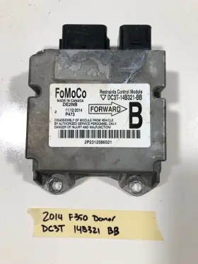 Dc3t14b321bb Ford F550 Restraint Diagnostic Computer Control Module Srs Unit Oem 2014-2016 #3