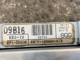 E8tf-12a650-k1b Ford E8tf12a650k1b 1990 91 F250 5.0 5.8l 8qq Ecu Ecm Pcm Engine Control Module #2