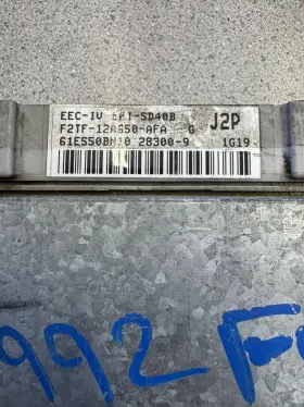 F2tf-12a650-afa Ford 1992 Truck Van 5.0 Ecu Engine Control Module Pcm Ecm Oem #2