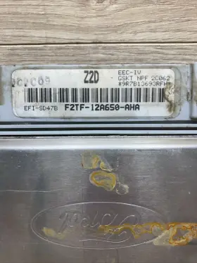 F2tf-12a650-aha Ford 1992 1993 Truck Bronco Ecu Ecm Pcm Module Engine Computer #3