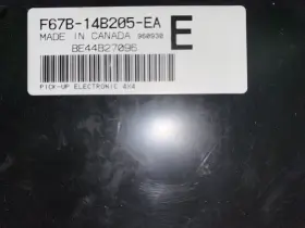 F67b-14b205-ea Ford #f67b-14b205-ea Ranger Keyless Pw 4x4 Gem Electronic Computer Module 1996 #2