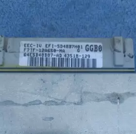 F7tf-12a650-na Ford Engine Computer 1997 F250 F350 5.8l 351w V8 Ecu Ecm Pcm Ggb0 #2