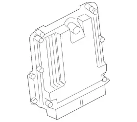 Ha6z-12a650-f Ford Genuine Ecm