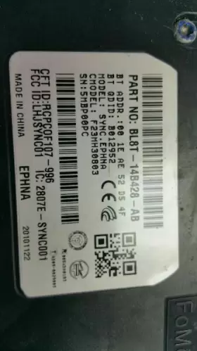 591-02095 Ford Truck Chassis Ecm Fits 09-12 Escape #2