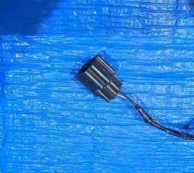 Wpt-948 Ford Windshield Washer Pump 2-pin Connector Pigtail 3u2z-14s411-ekb Oem